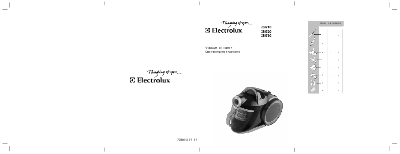 Image de la première page du manuel de l'appareil ZSH730