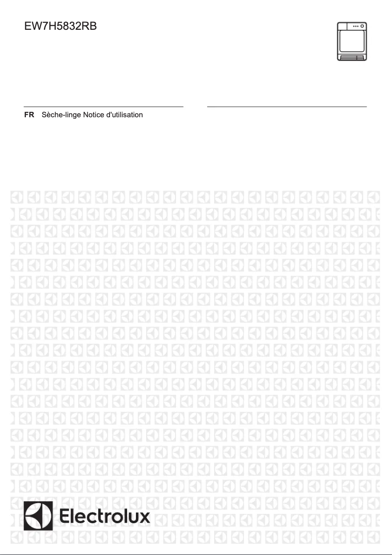 Page n°1 - Manuel utilisateur Electrolux EW7H5832RB