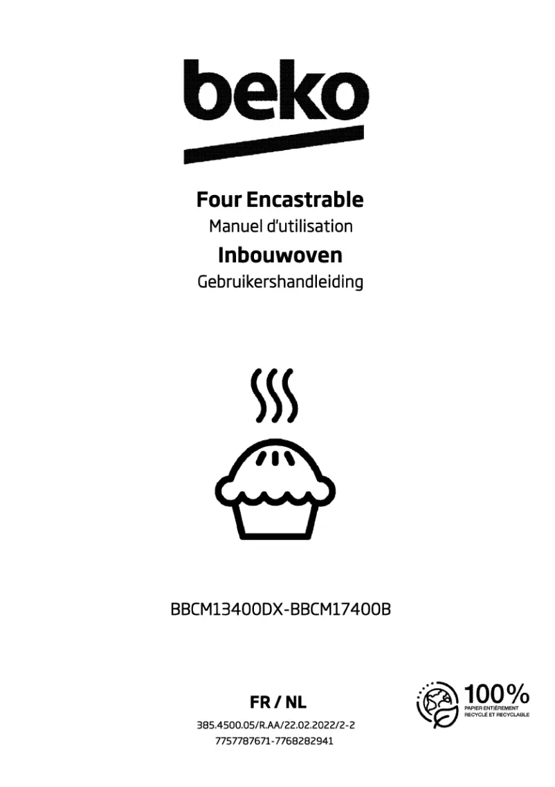 Image de la première page du manuel de l'appareil BBCM17400B