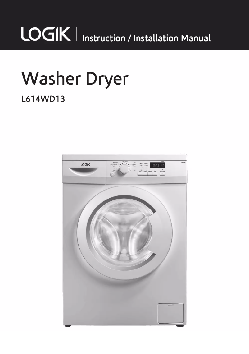 Page 1 de la notice Manuel utilisateur Logik L614WD13