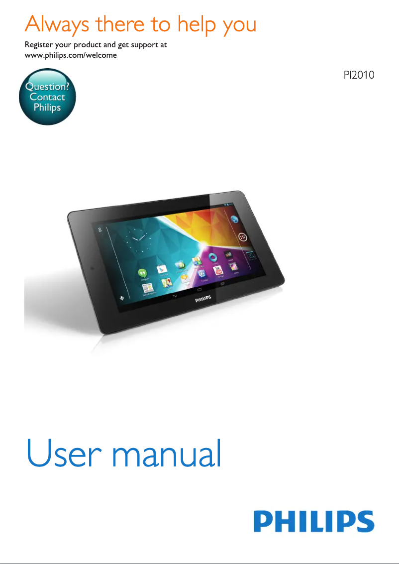 Página 1 del manual Manual de usuario Philips PI2010B1X