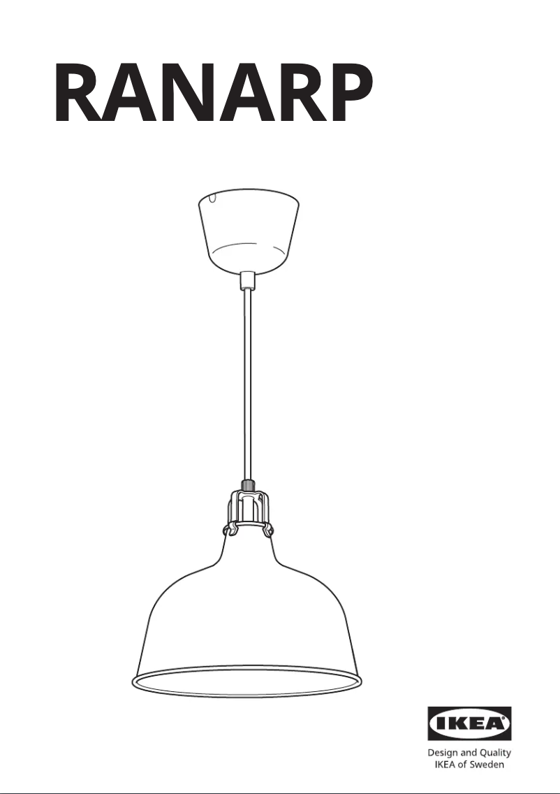 Image de la première page du manuel de l'appareil RANARP 903.963.89