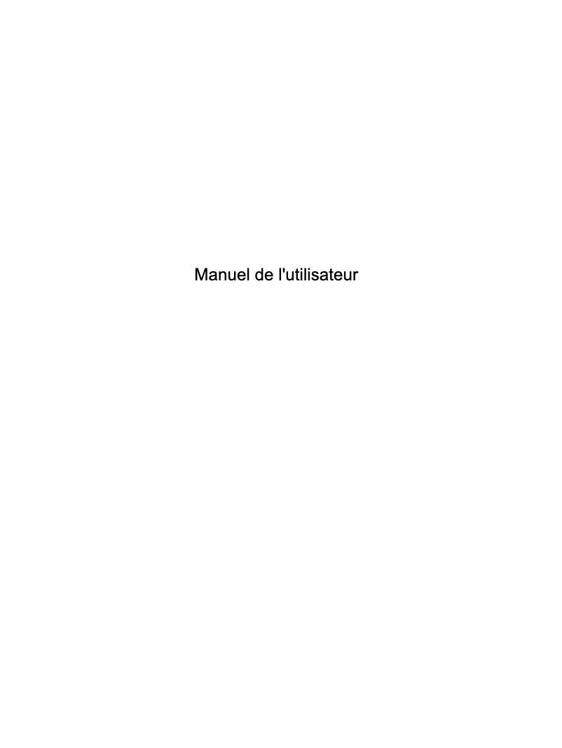Page n°1 - Manuel utilisateur HP ProBook 655 G1