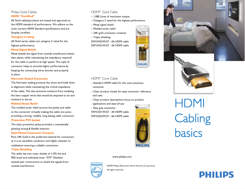 Page n°1 - Manuel utilisateur Philips SWV3431W
