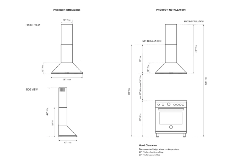 Página 1 del manual Instrucciones / montaje Bertazzoni KCH30XV