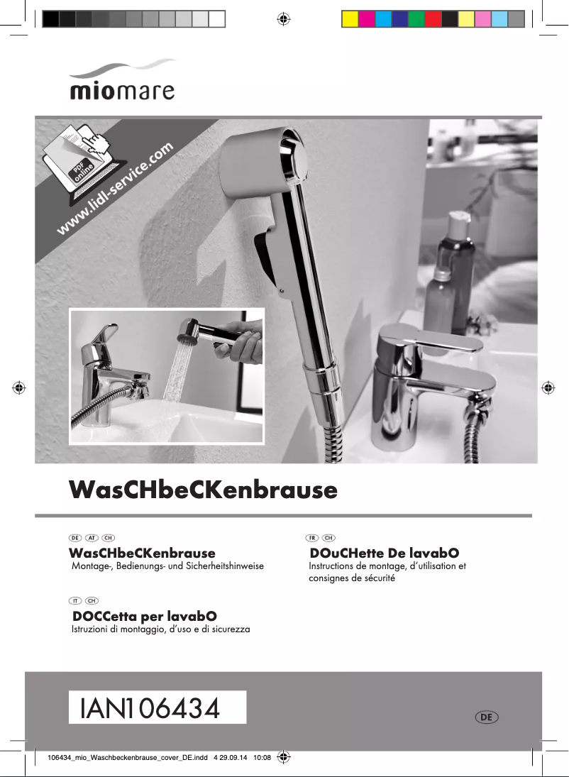 Page 1 de la notice Manuel utilisateur Miomare IAN 106434