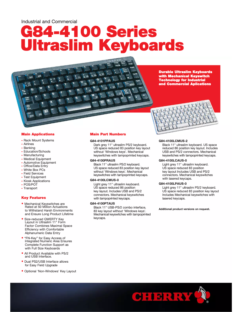 Image de la première page du manuel de l'appareil G84-4100