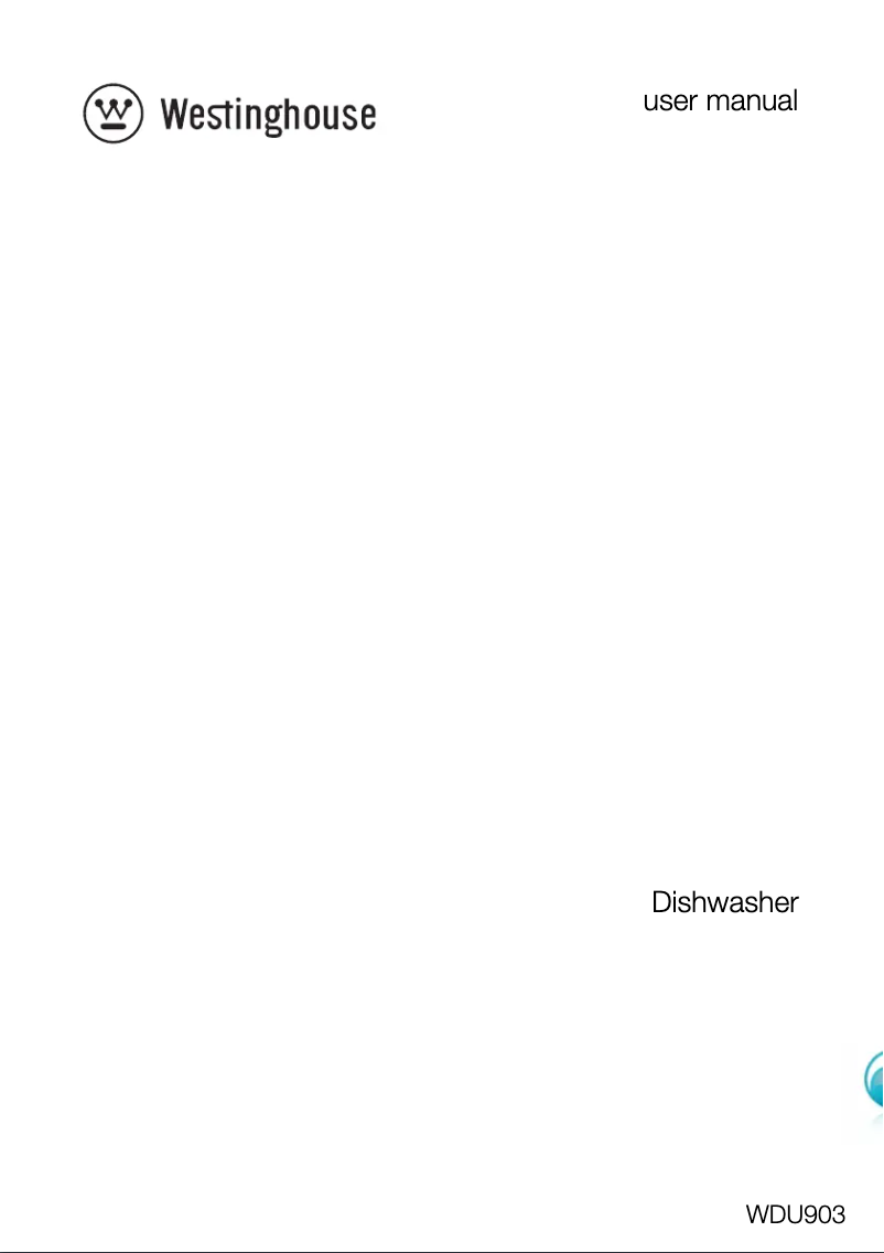 Page n°1 - Manuel utilisateur Westinghouse WDU903