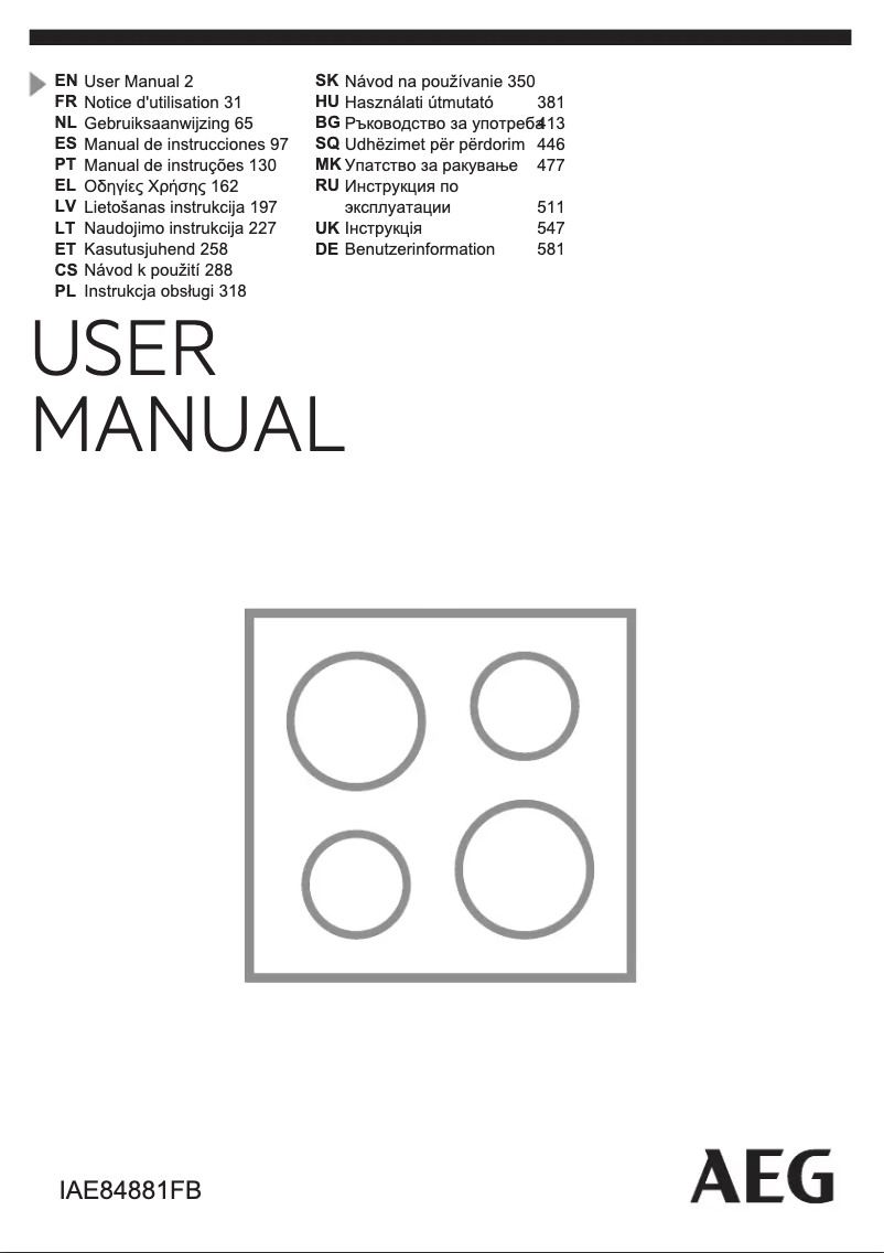 Imagen de la primera página del manual del dispositivo SVI84881FB