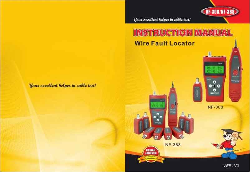 Page 1 de la notice Manuel utilisateur Noyafa NF-308