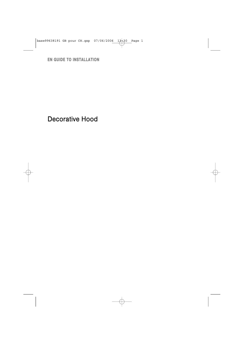 Image de la première page du manuel de l'appareil AD658XC1