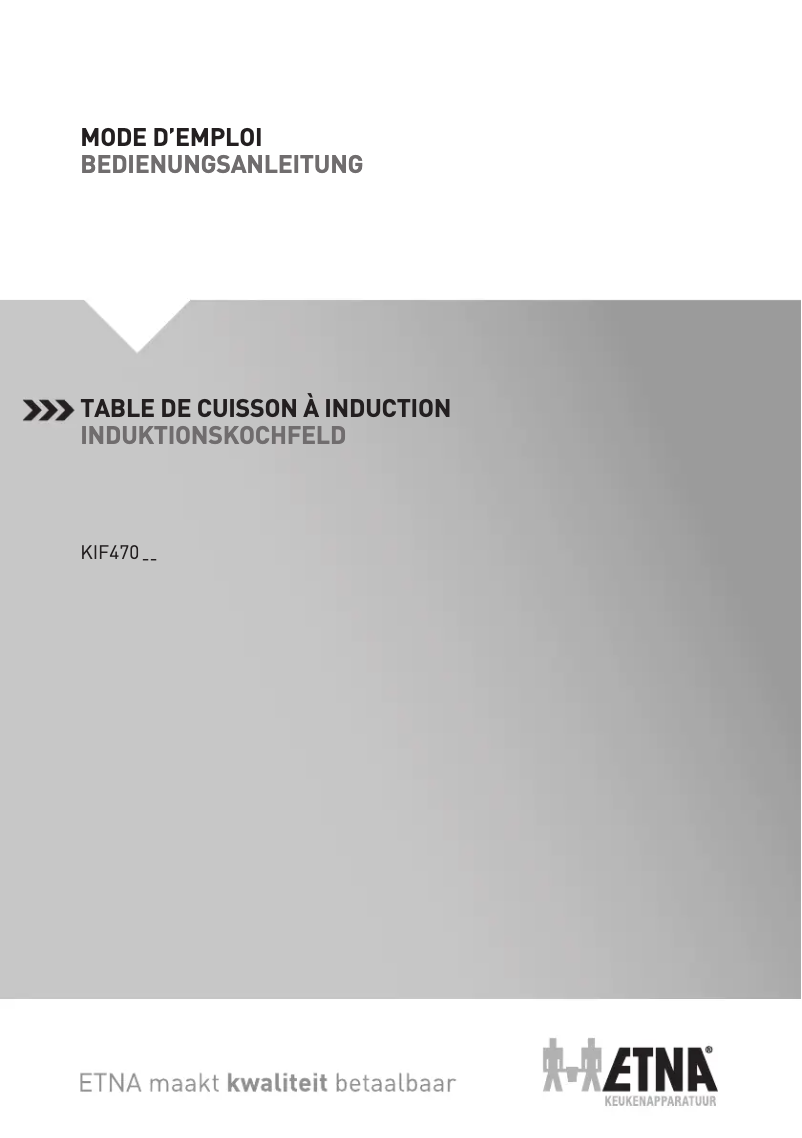 Page 1 de la notice Manuel utilisateur Etna HPS103B