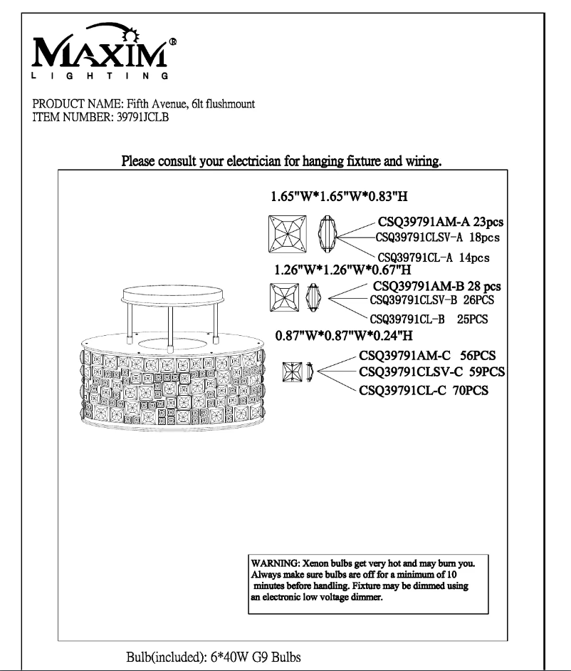 Página 1 del manual Manual de usuario Maxim 39791JC