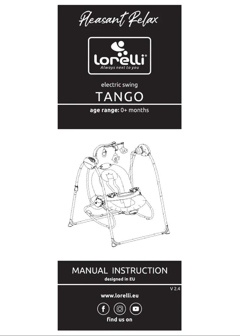 Página 1 del manual Manual de usuario Lorelli Tango