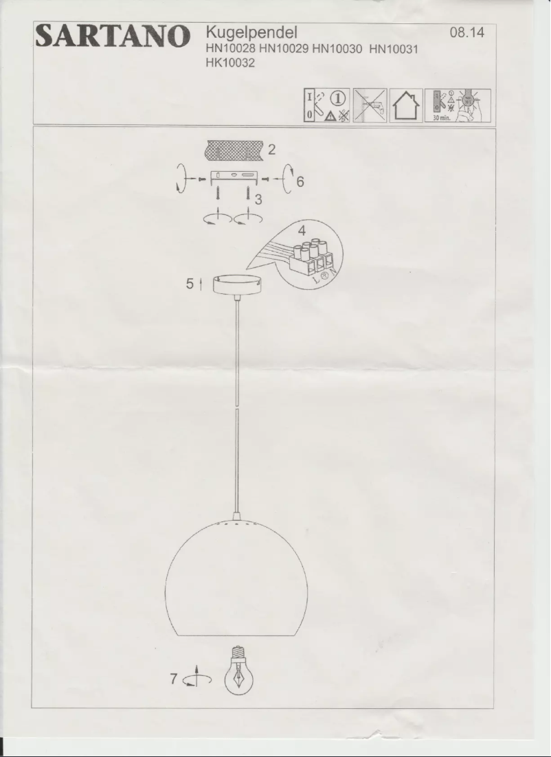 Page n°1 - Manuel utilisateur Sartano HN10030
