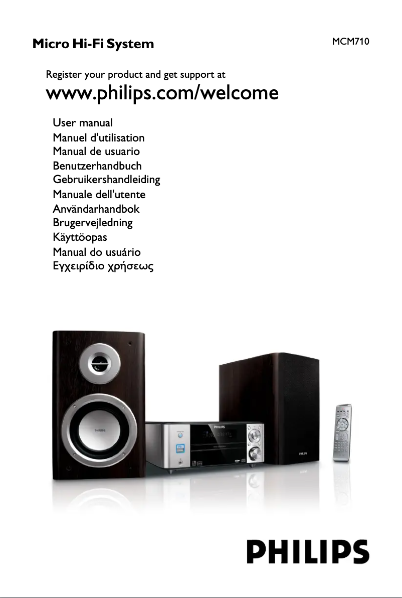Página 1 del manual Manual de usuario Philips MCM710