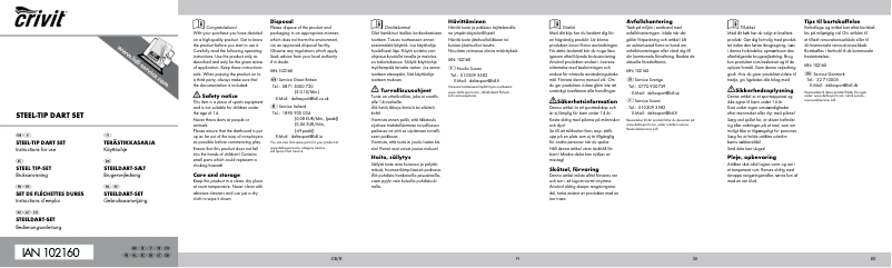 Image de la première page du manuel de l'appareil IAN 102160