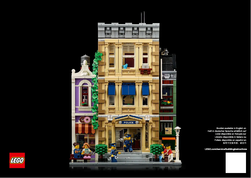 Page 1 de la notice Manuel utilisateur Lego Icons 10278