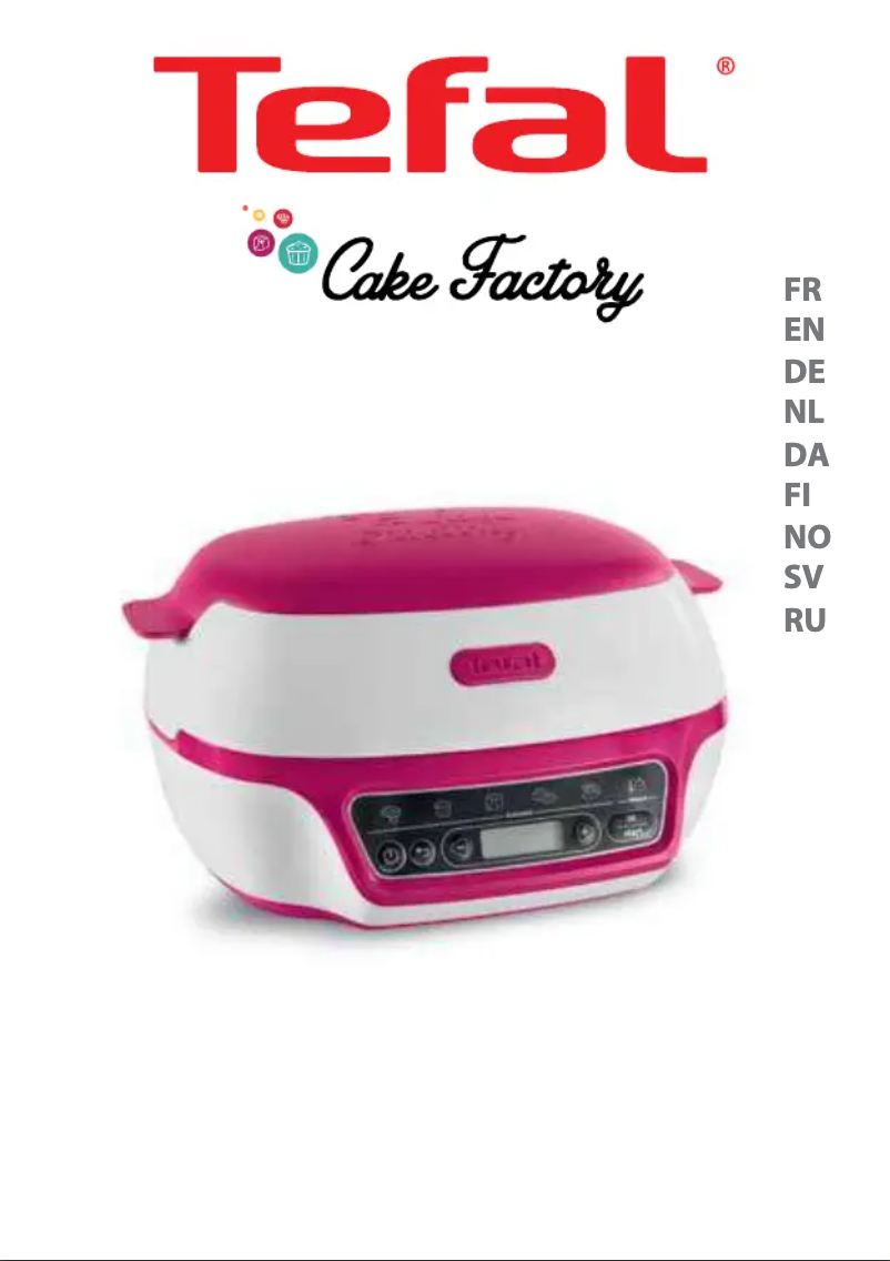 Image de la première page du manuel de l'appareil Cake Factory KD8018