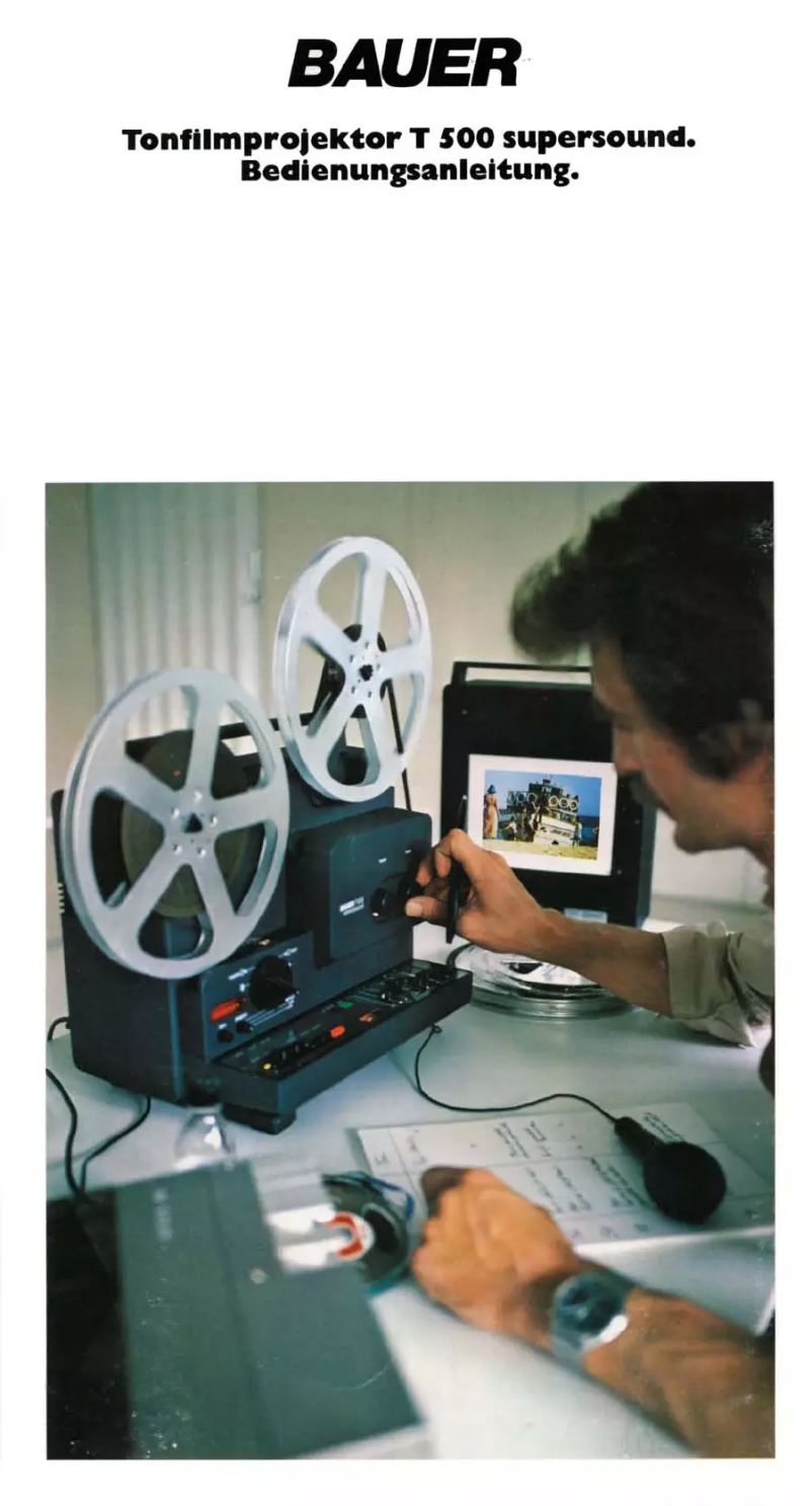 Image de la première page du manuel de l'appareil T500 Supersound