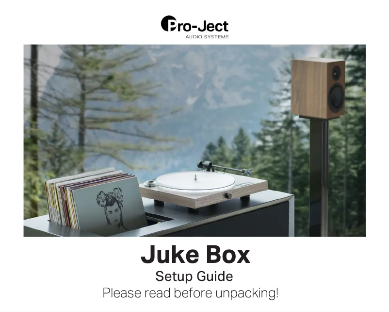 Page 1 de la notice Guide d'installation Pro-Ject S2