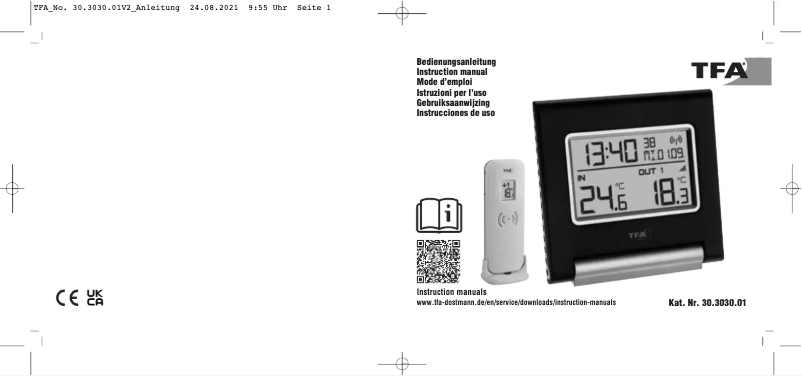 Imagen de la primera página del manual del dispositivo Spot 30.3030.01