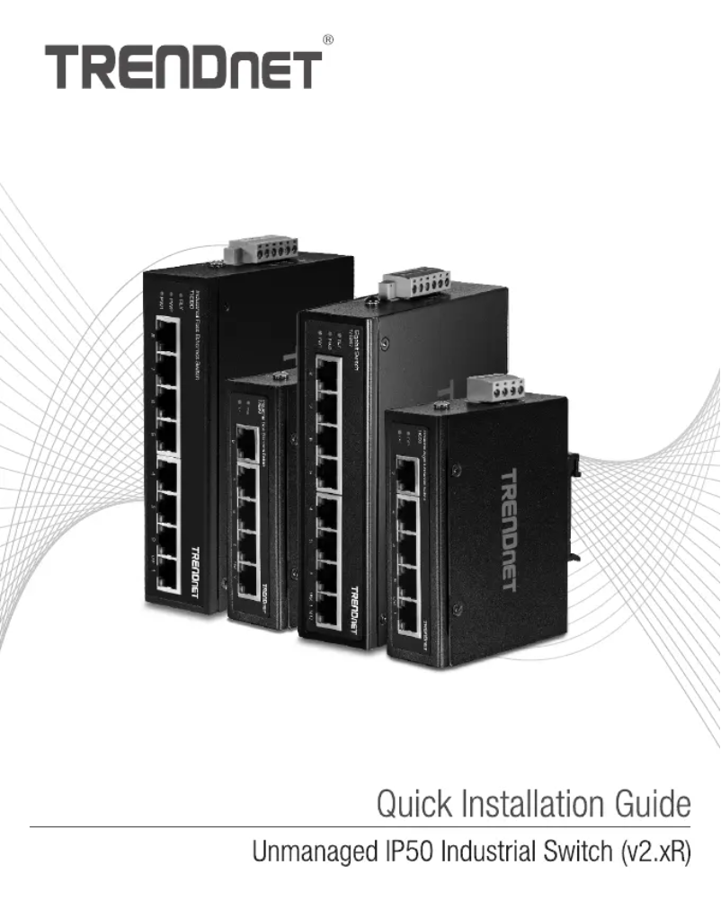 Page 1 de la notice Manuel utilisateur TRENDnet TI-E50