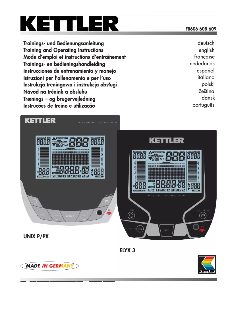 Image de la première page du manuel de l'appareil Unix PX