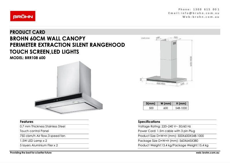 Image de la première page du manuel de l'appareil BRR108600