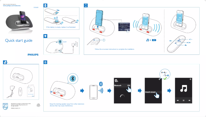 Image de la première page du manuel de l'appareil DS3600