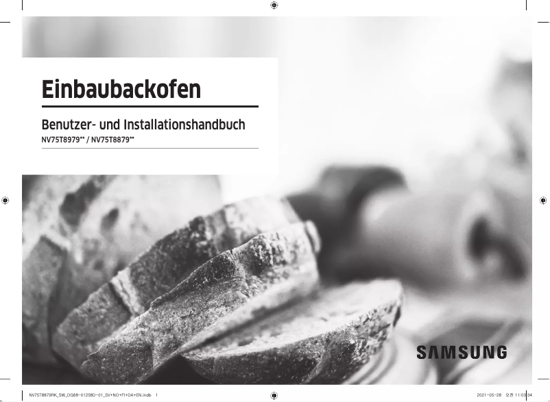 Página 1 del manual Manual de usuario Samsung NV75T8879RK
