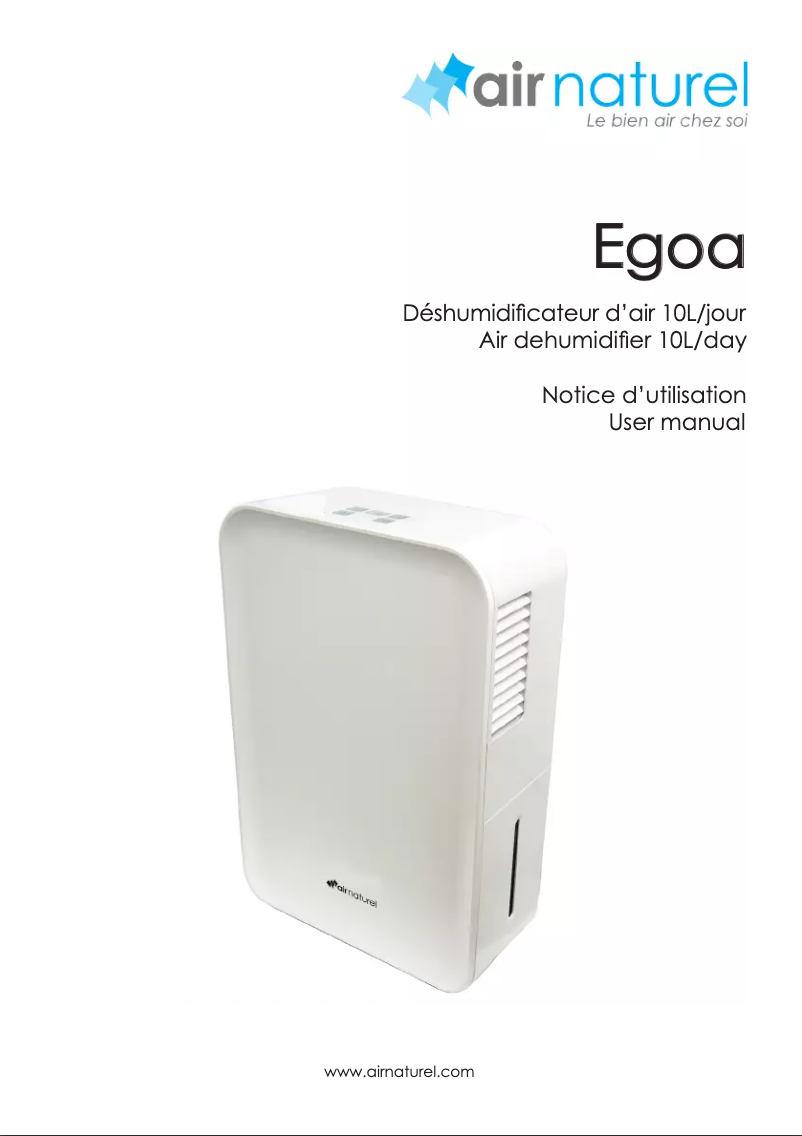 Page n°1 - Manuel utilisateur Air Naturel Egoa