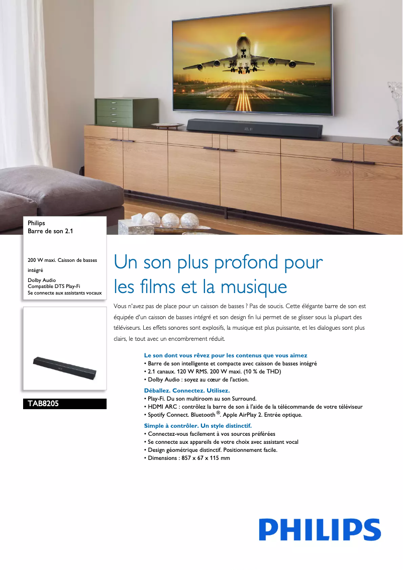 Image de la première page du manuel de l'appareil TAB8205