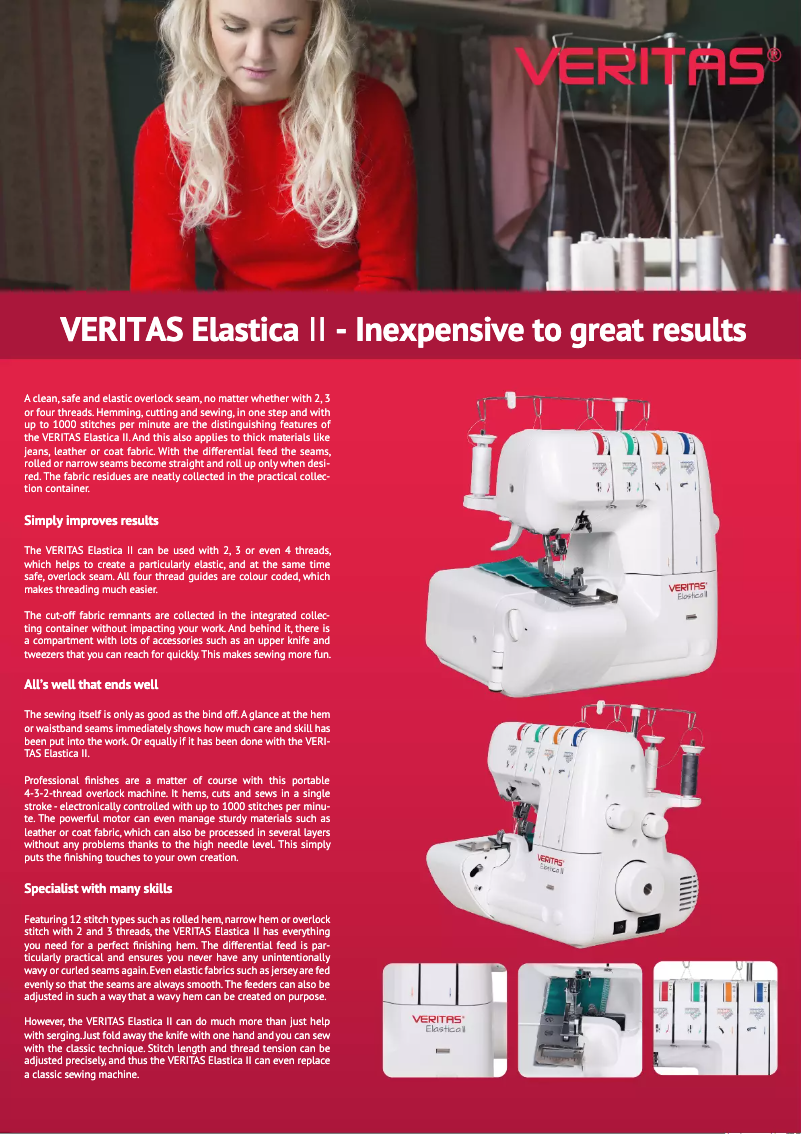 Image de la première page du manuel de l'appareil Elastica II