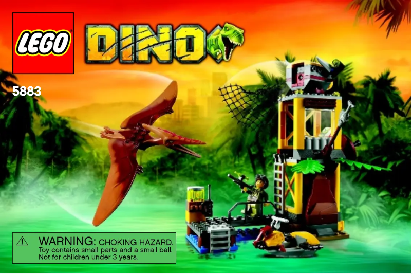 Página 1 del manual Manual de usuario Lego Dino 5883