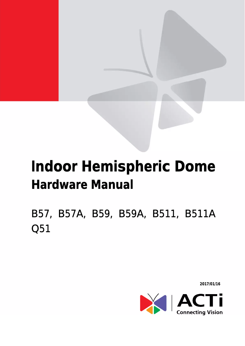 Image de la première page du manuel de l'appareil B511A