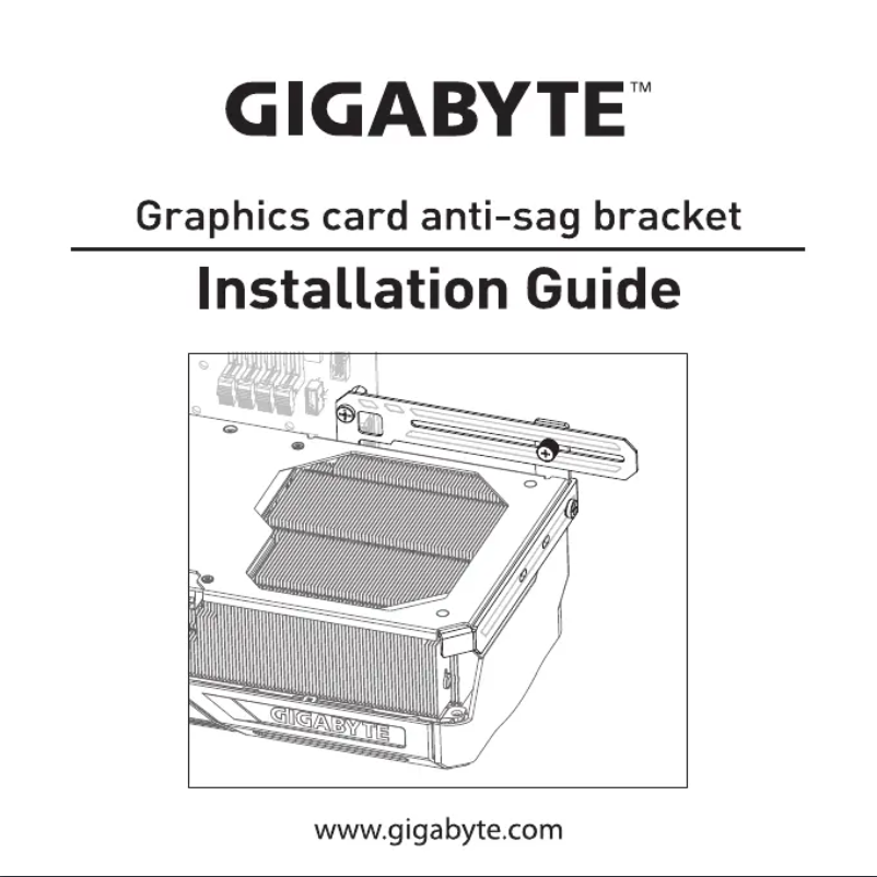 Page 1 de la notice Guide d'installation Gigabyte GeForce RTX 4080 16GB EAGLE