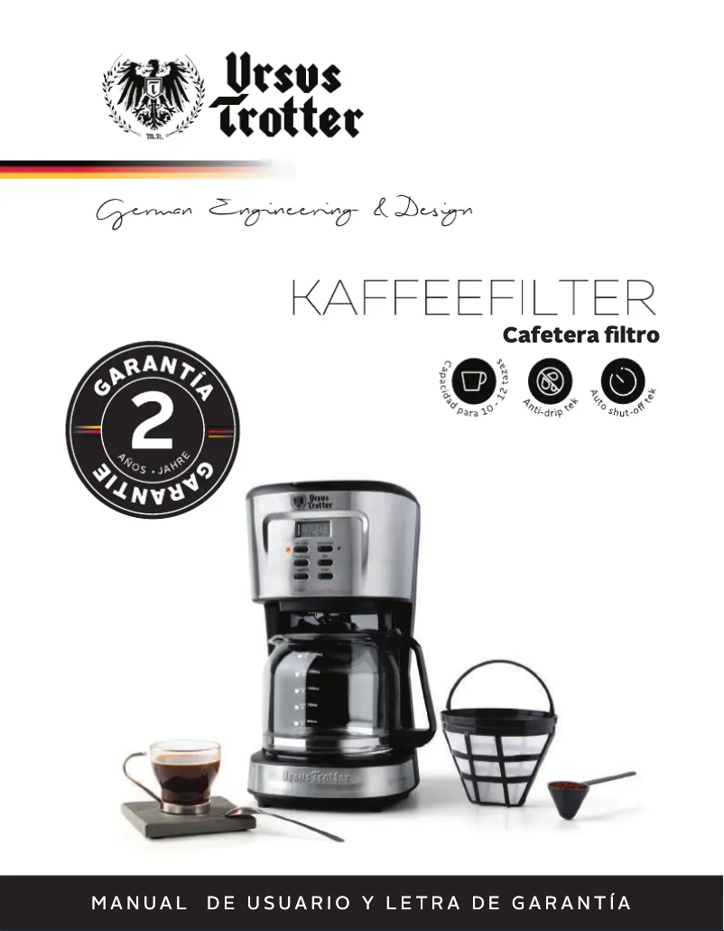 Page 1 de la notice Manuel utilisateur Ursus Trotter UT-KAFFEEKLASSIK