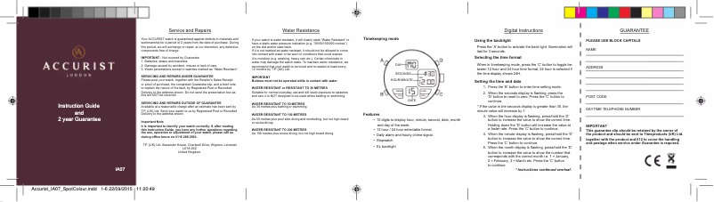 Image de la première page du manuel de l'appareil 7112