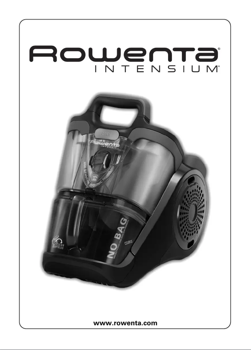 Page 1 de la notice Manuel utilisateur Rowenta RO6629