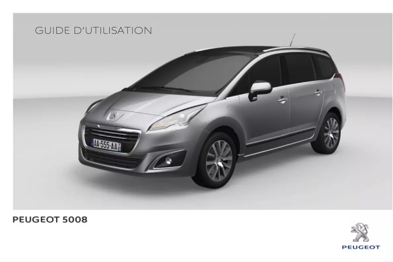 Page 1 de la notice Manuel utilisateur Peugeot 5008 (2014)