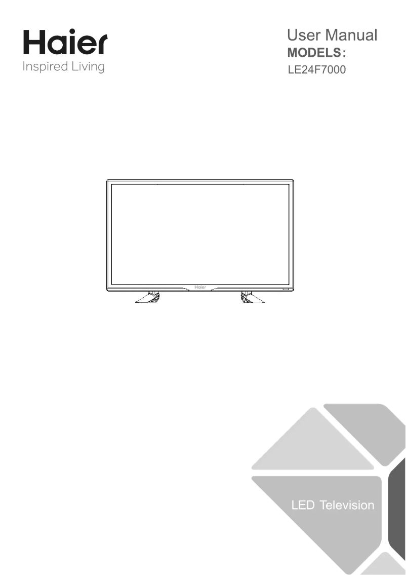 Image de la première page du manuel de l'appareil LE24F7000