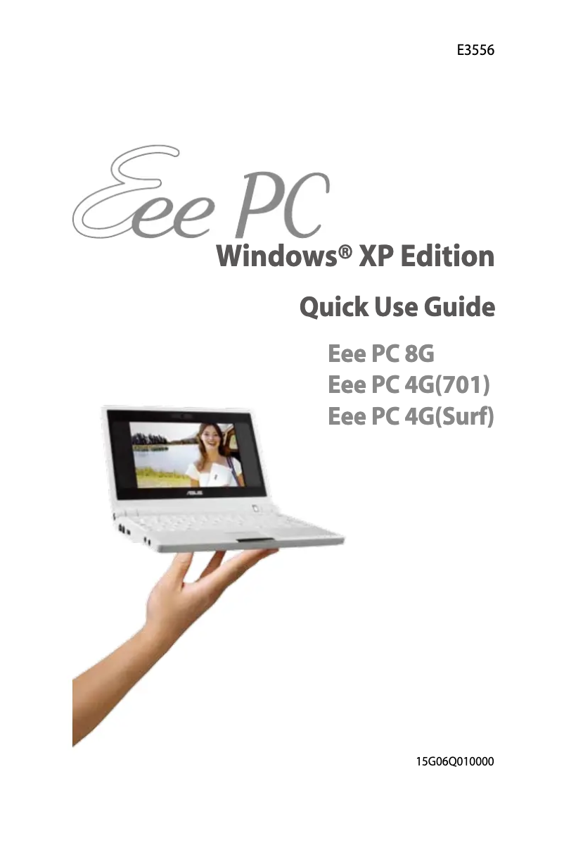 Image de la première page du manuel de l'appareil Eee PC 4G