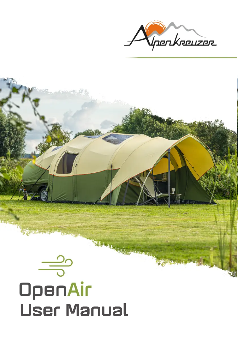 Imagen de la primera página del manual del dispositivo OpenAir