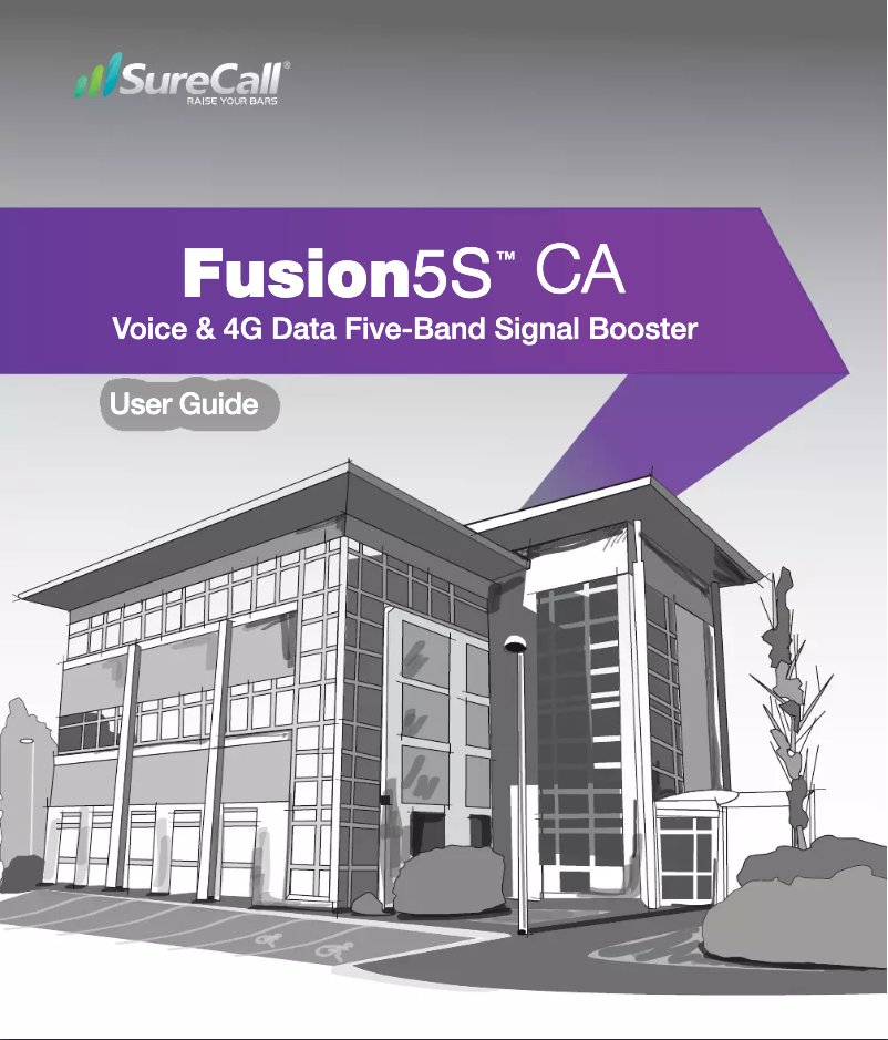 Page n°1 - Manuel utilisateur SureCall Fusion5S CA