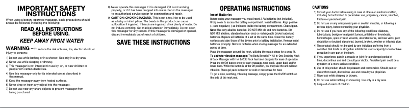 Image de la première page du manuel de l'appareil NM12