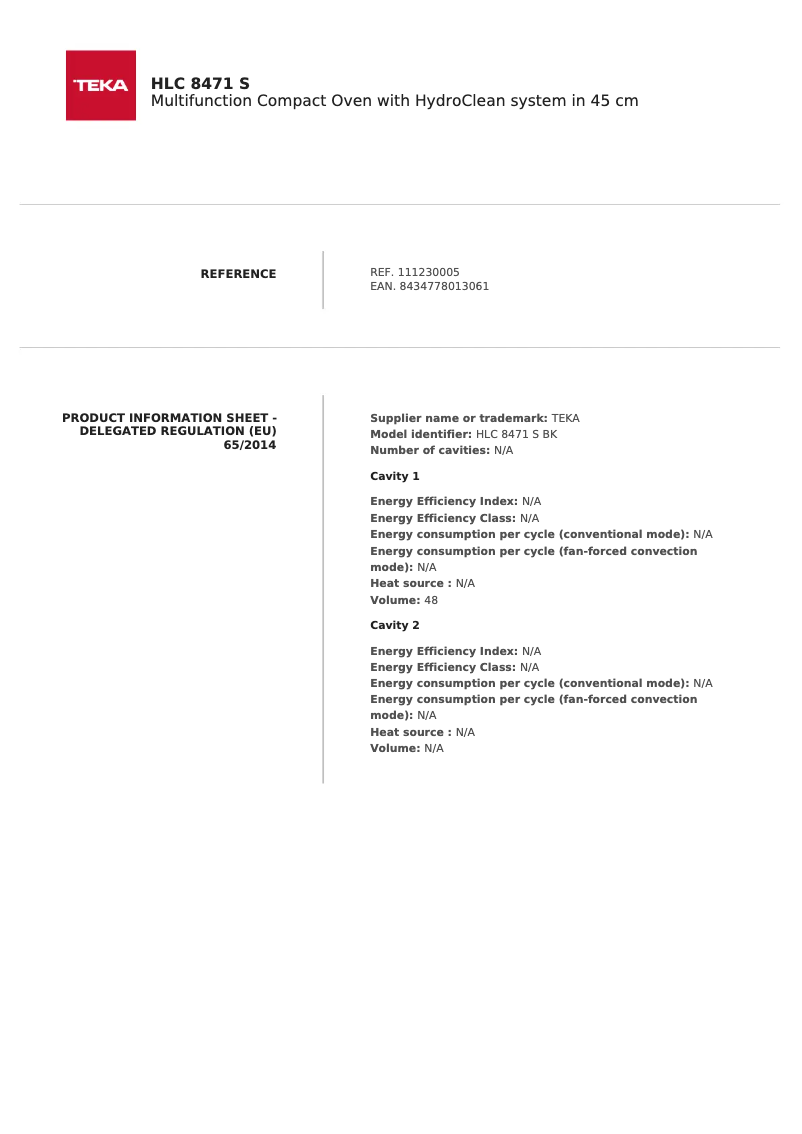 Image de la première page du manuel de l'appareil HLC 844 S