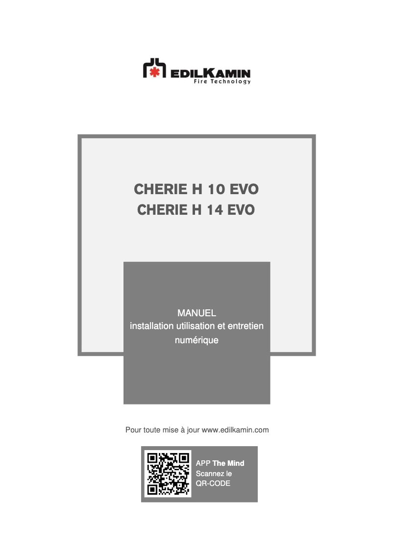 Page n°1 - Manuel utilisateur Edilkamin CHERIE H 10 EVO