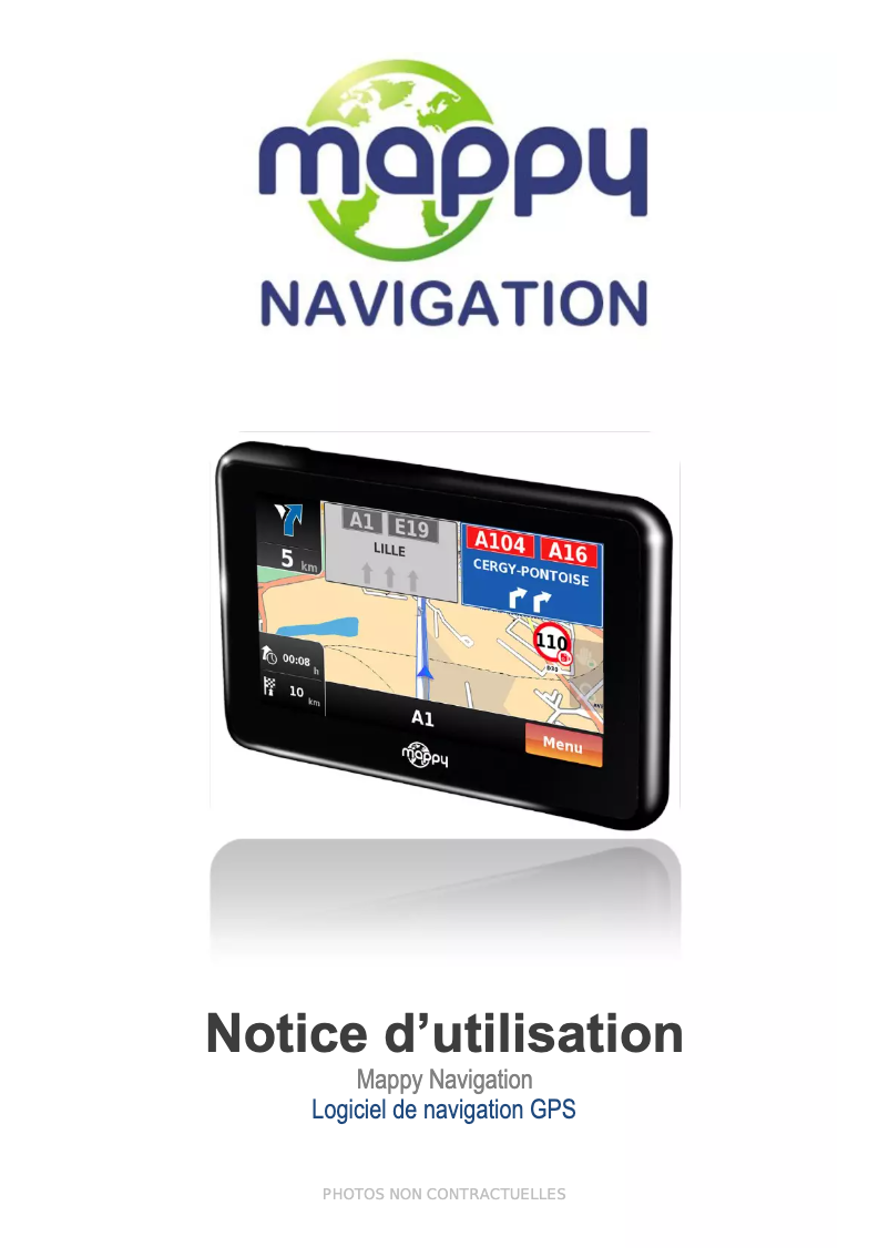 Page n°1 - Manuel utilisateur Mappy Mini E301ND