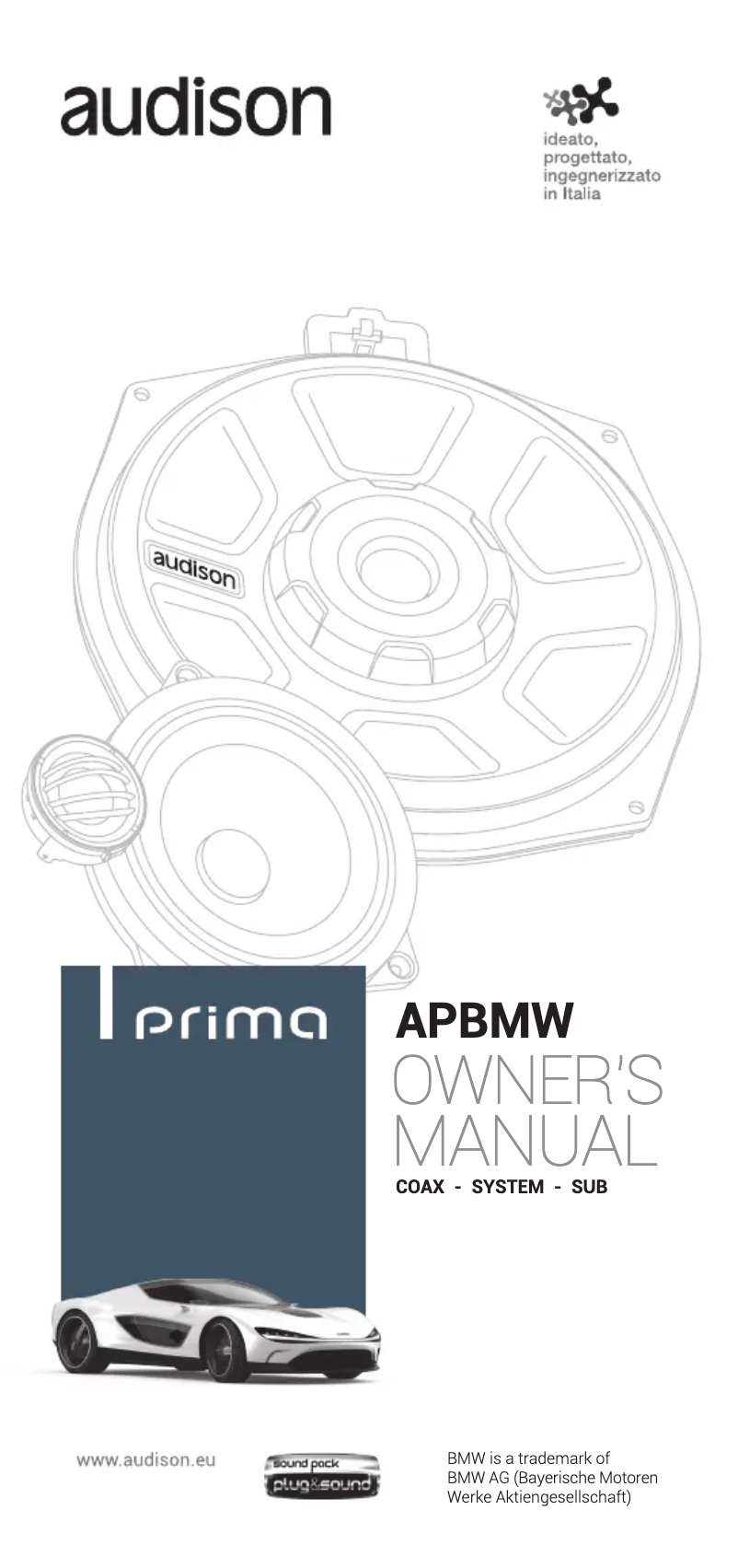 Page 1 de la notice Manuel utilisateur Audison Prima APBMW A4E